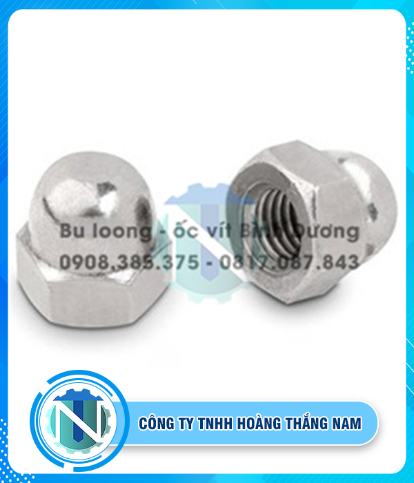 Đai ốc e cu mũ chụp - ốc Vít Hoàng Thắng Nam - Công Ty TNHH Hoàng Thắng Nam